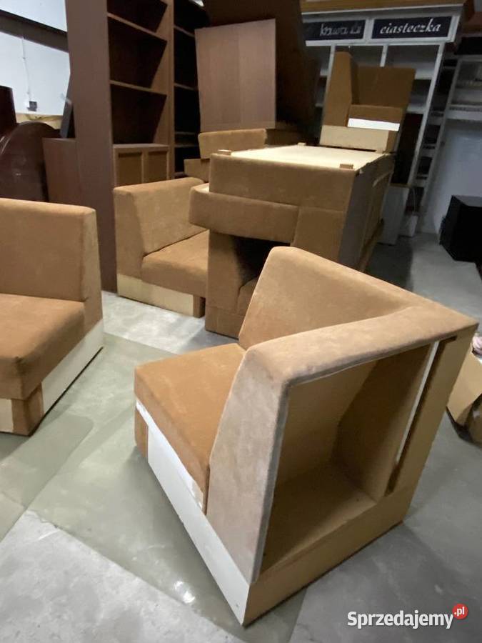 Sofa modułowa zestaw 10 kanap do kawiarni klubu Janki