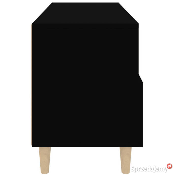 Szafka pod TV czarna 80x36x50 materiał Warszawa