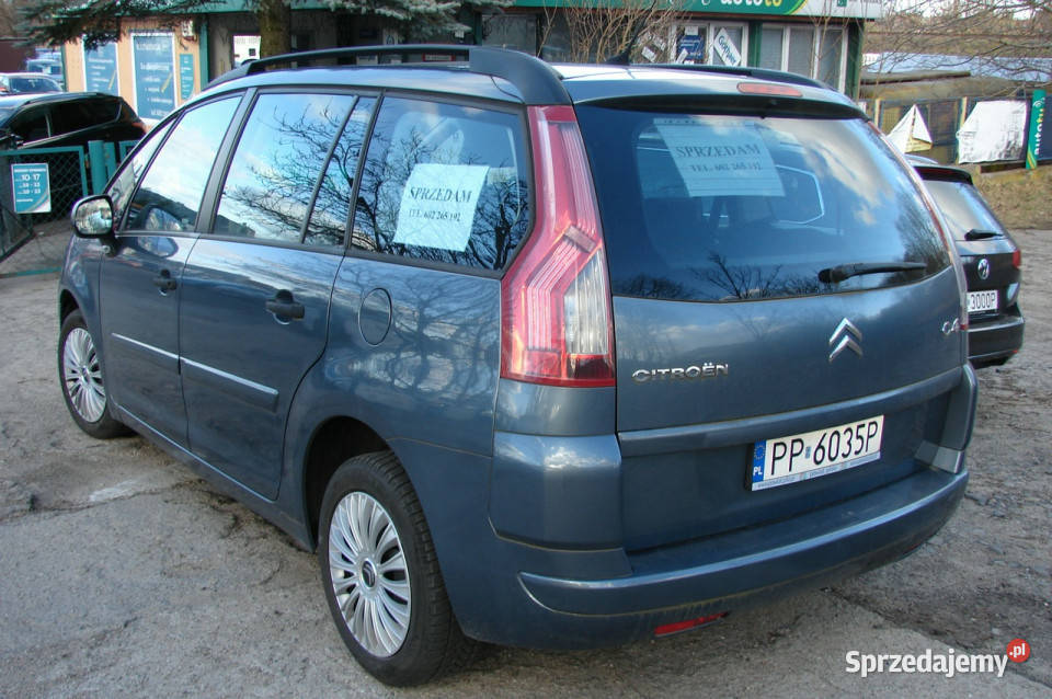 Citroen C4 Grand Picasso Super stan 7 osobowy18 Zarejestrowany w Polsce wielkopolskie Piła sprzedam