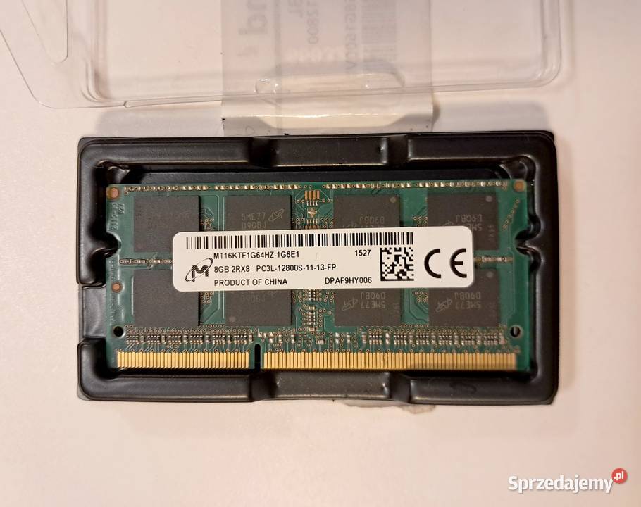 Micron pamięć 8GB do laptopa małopolskie sprzedam