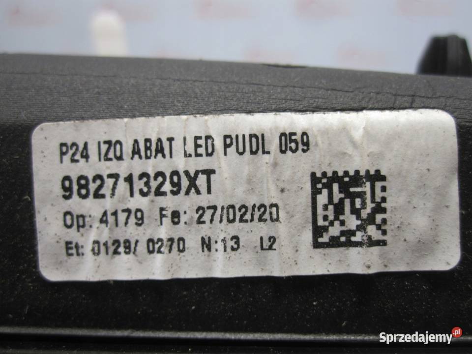 PEUGEOT 2008 II GT LINE 22r lusterko lewe