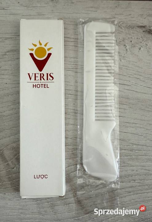 NOWY grzebień biały podróżny Akcesoria do włosów Łódź