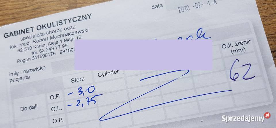 Okulary korekcyjne Nordik OL 275 OP 3 etui Okulary korekcyjne Golina