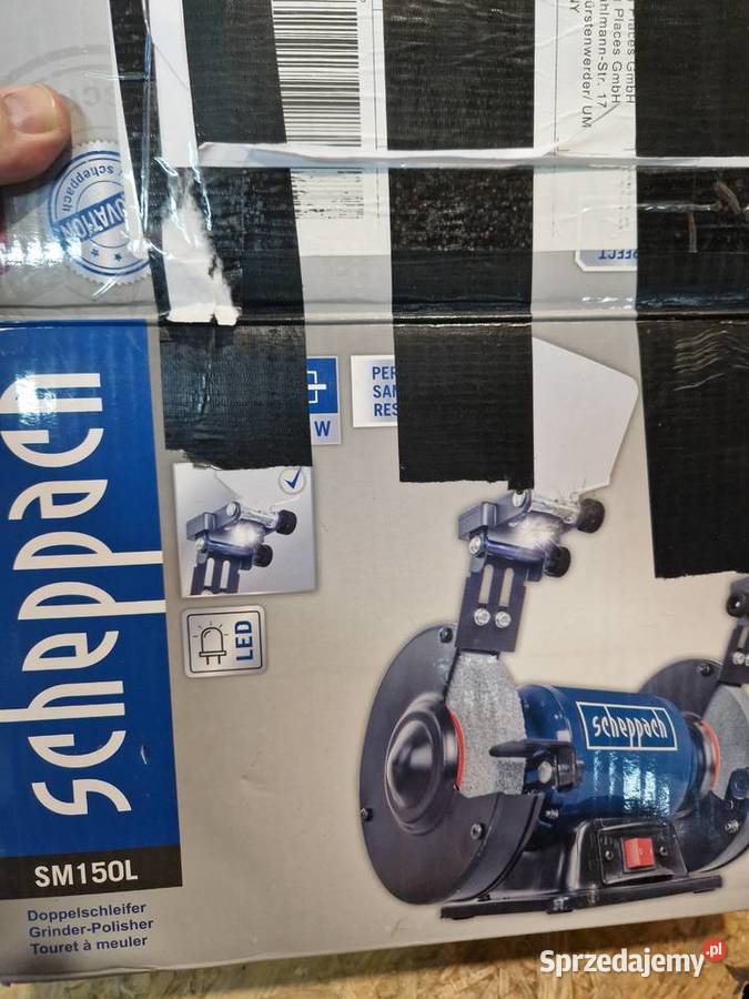 Szlifierka podwójna SM150L tarcza do obróbki 400