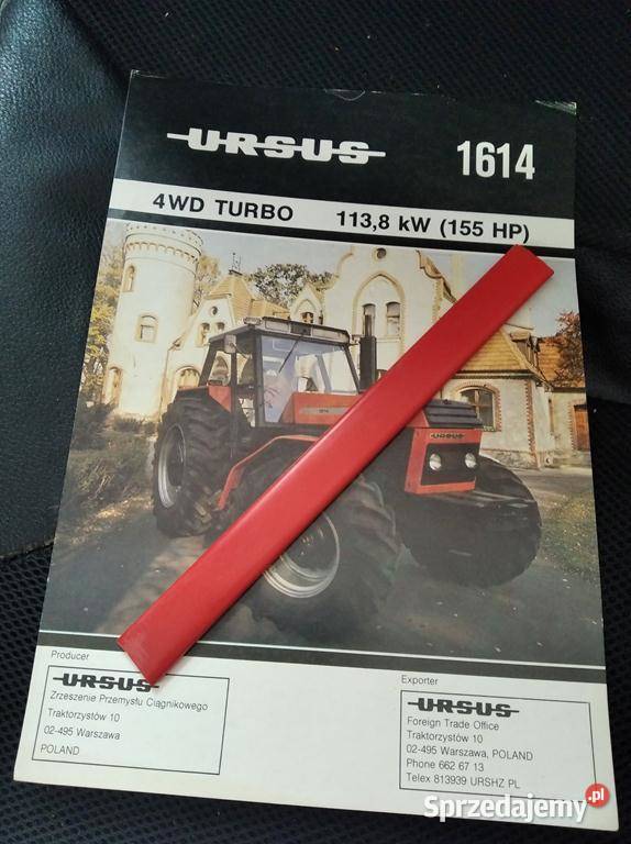 Folder prospekt oryginalny Ursus 1614 lubelskie