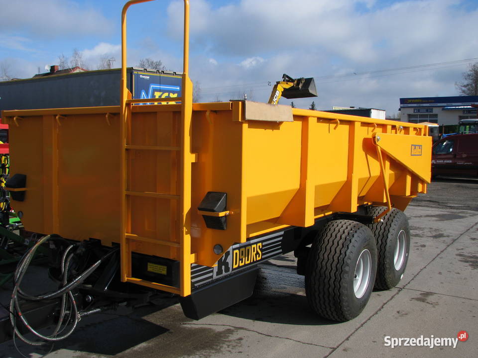 NOWA Przyczepa budowlana firmy KELLFRI 9ton z nieuszkodzony Opoczno