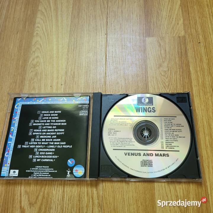 33Venus And Mars na płytach CD Bydgoszcz sprzedam