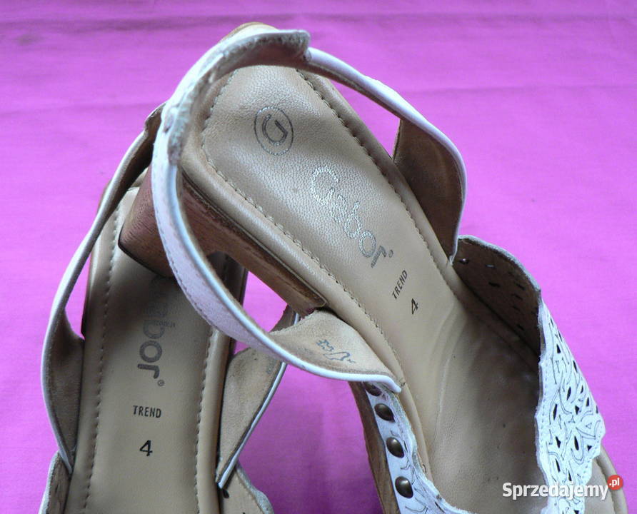 Gaborletnie buty na obcasie skóra nowe37 łódzkie Łódź