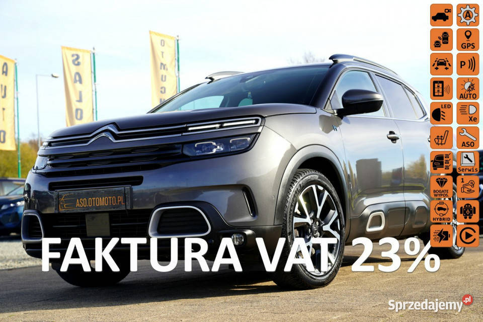 Citroen C5 Aircross FUL LED skóra webasto BLIS garażowany Otmuchów sprzedam