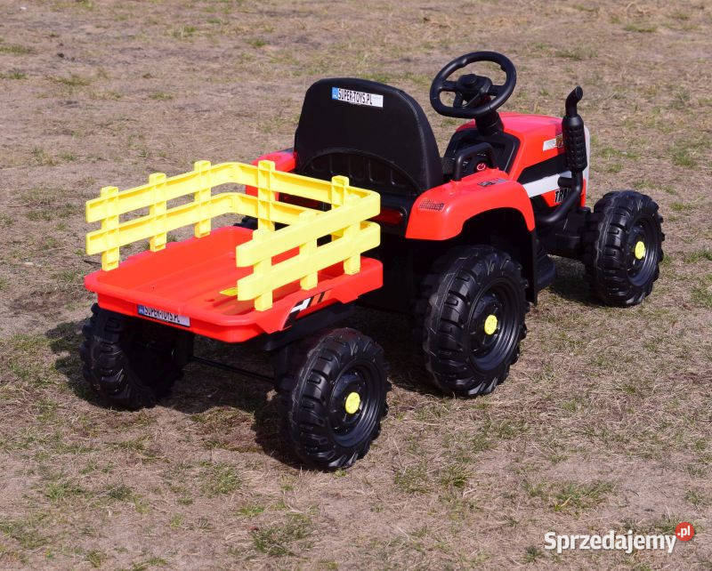 BAWIBUS pojazd TRAKTOR Z PRZYCZEPĄ na akumulator Myszków