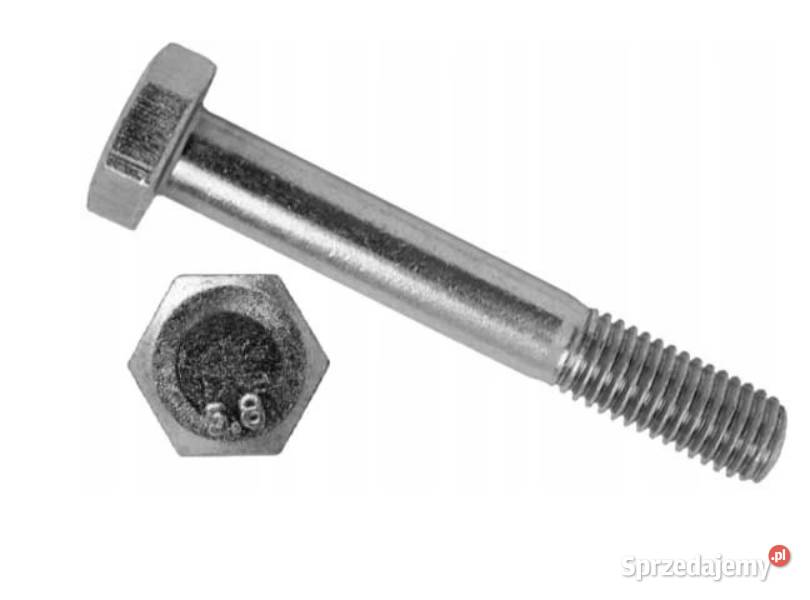 ŚRUBA OCYNK M10x50MM kl 58 DIN931 PN82101 1 Przeworsk