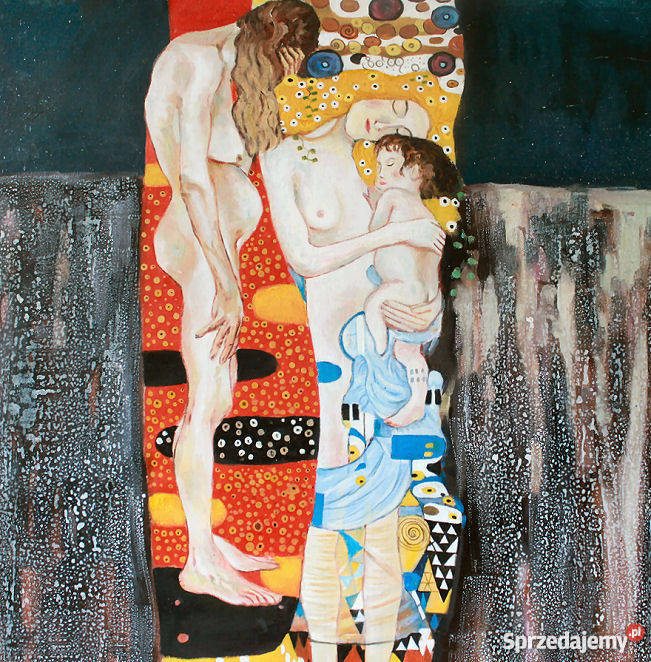 Obraz olejny Trzy etapy życia kobiety Gustav Warszawa