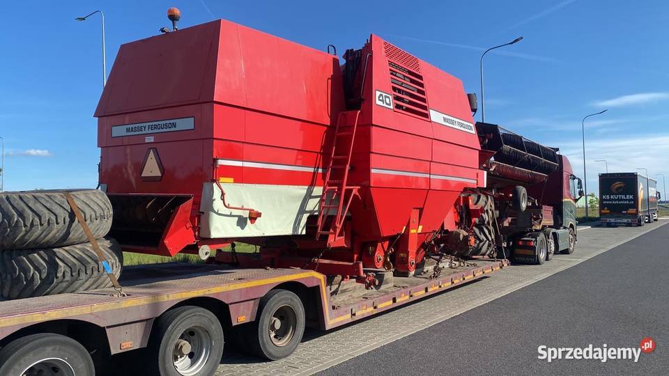 Kombajn Massey Ferguson 40 38 kujawsko-pomorskie Radzyń Chełmiński
