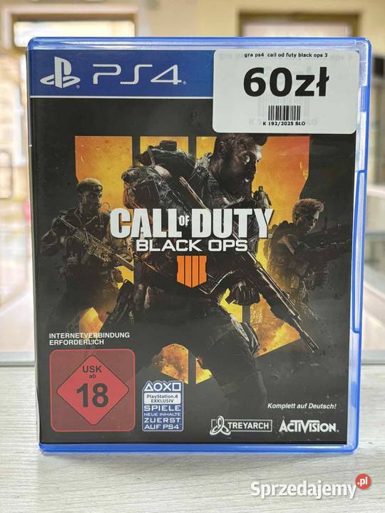 4 Call Of Duty Black Ops 4 Gry na konsole
