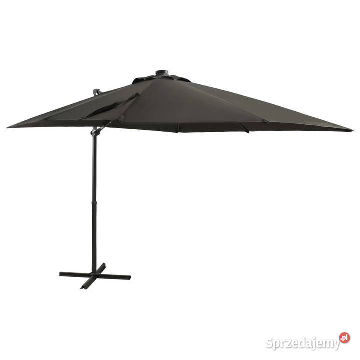 Parasol wiszący z lampkami LED i słupkiem mazowieckie Warszawa