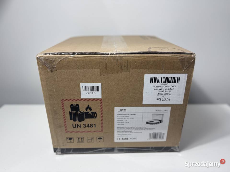 ROBOT SPRZĄTAJĄCY ILIFE A12 PRO BIAŁY KOMPLET Śrem sprzedam