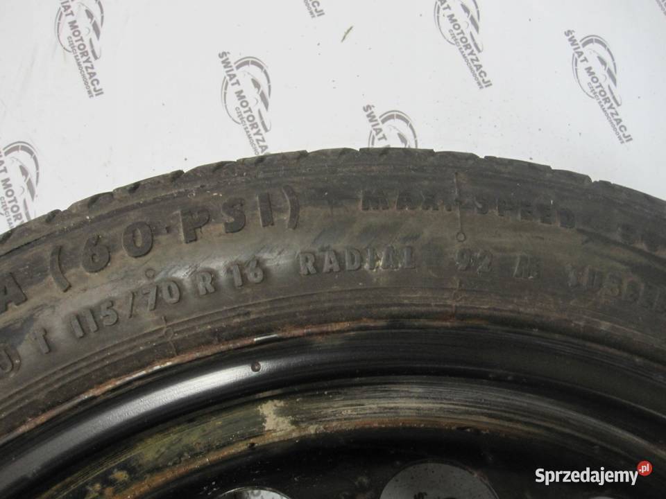 OPEL ASTRA ANTARA MERIVA koło dojazdowe 1157016 Koła dojazdowe świętokrzyskie