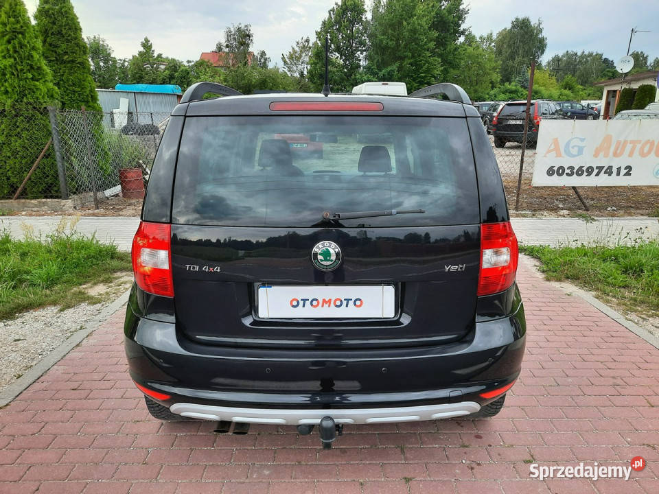 koda Yeti 4x4 KLIMA 2 Właściciel Serwis ASO TUV relingi dachowe