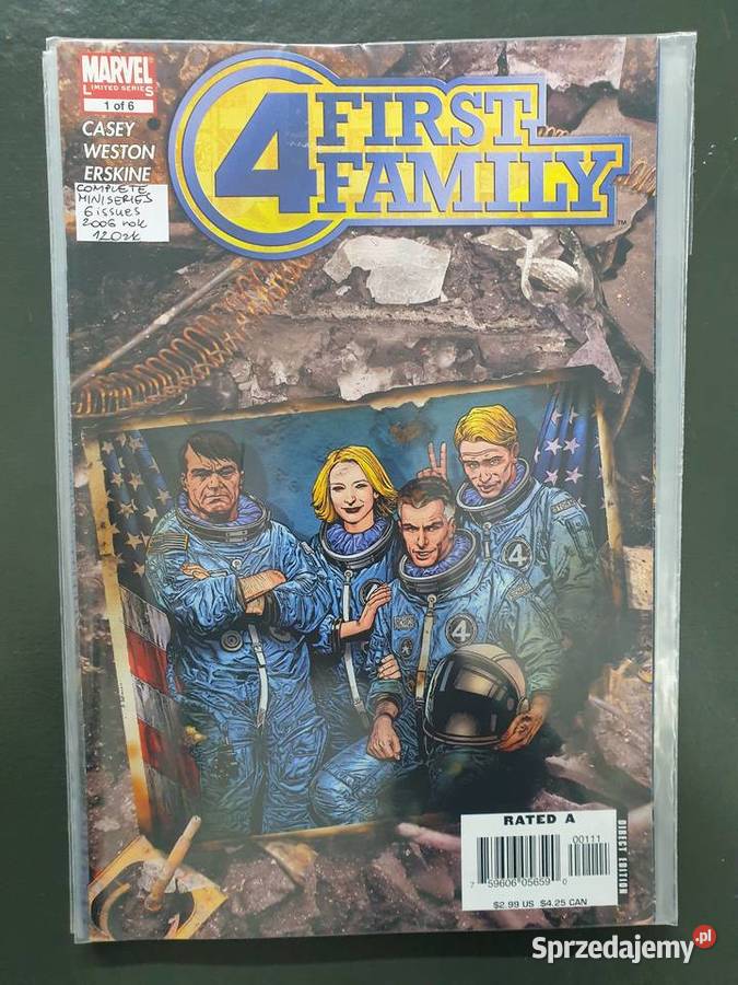4 First Family Fantastic Four miniseria 6 Rok wydania 2006 Gdynia
