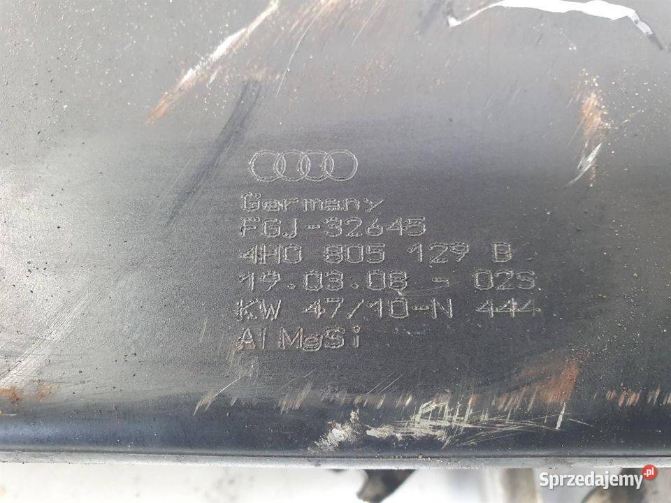 KOŃCÓWKA PODŁUŻNICY AUDI A8 D4 PRZED LIFT Lipno