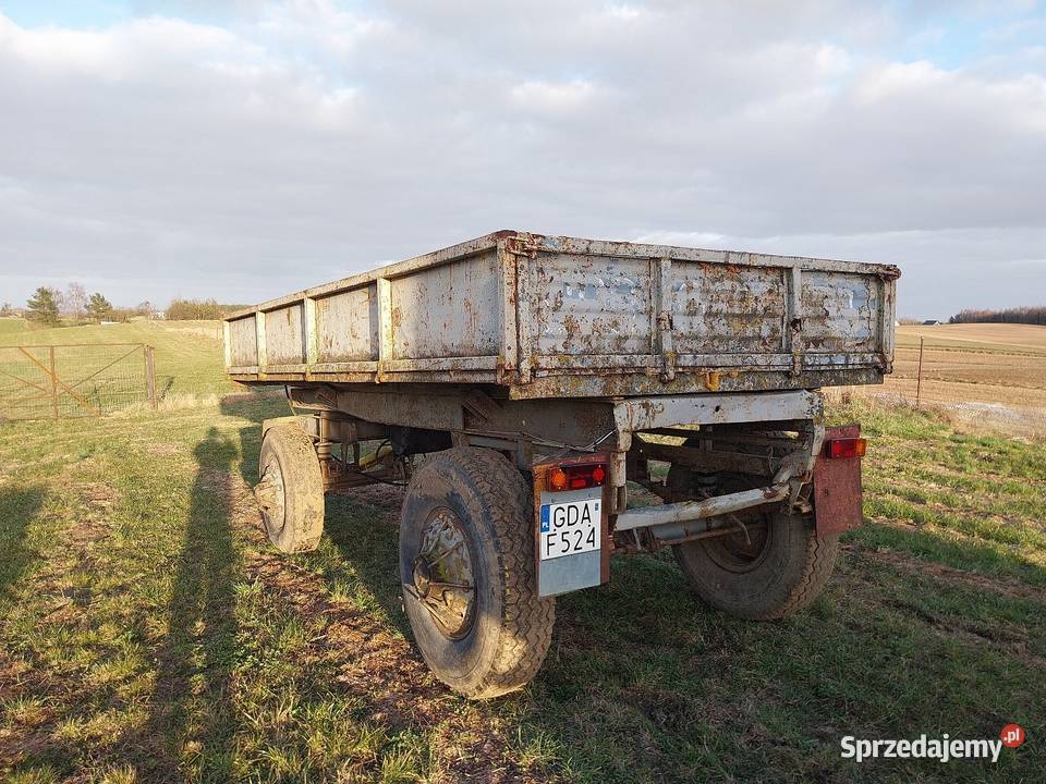 Przyczepa wywrotka d 50 6t Rolnictwo pomorskie Zblewo