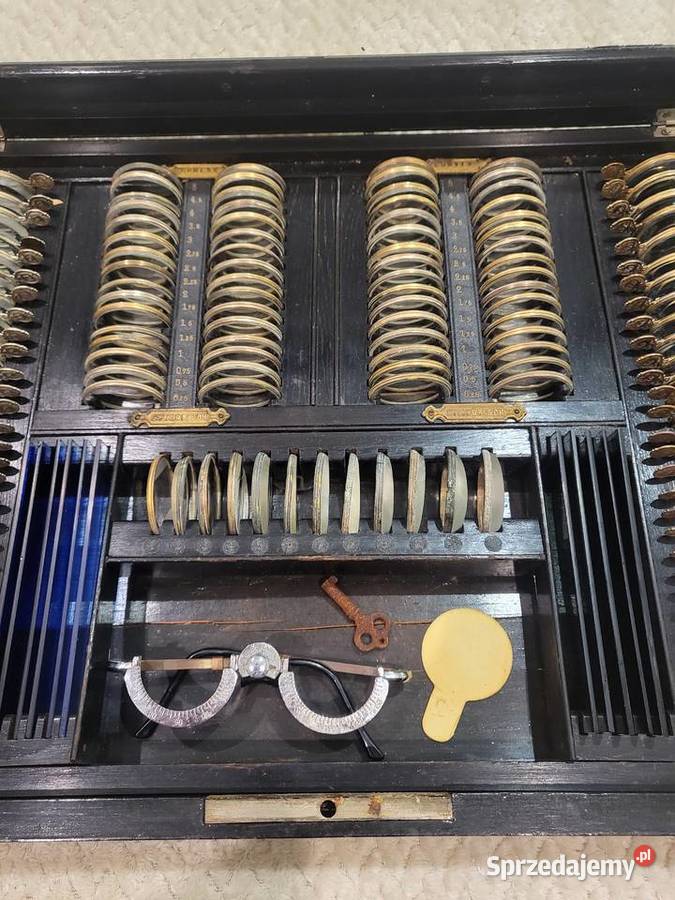 2 Przedwojenne niemieckie kasety okulistyczne