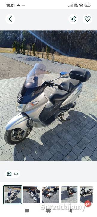 Suzuki Burgman an250 250cm3 małopolskie Stanisław Dolny