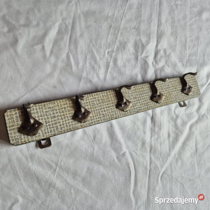 Wieszak prl vintage kuchnia 1960 z PRLu szaro Brzesko sprzedam