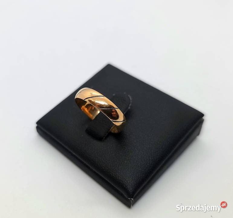 Złota obrączka próby 585 259g Rozmiar 13 złoto Obrączki warmińsko-mazurskie