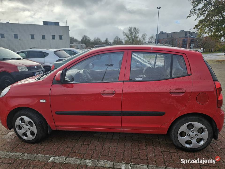 Kia Picanto czerwony Samochody osobowe Warszawa