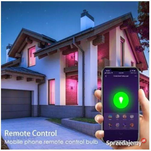 lampa podłogowa kolorowe nastrojowe światła LED Dom i Ogród lubelskie Zamość