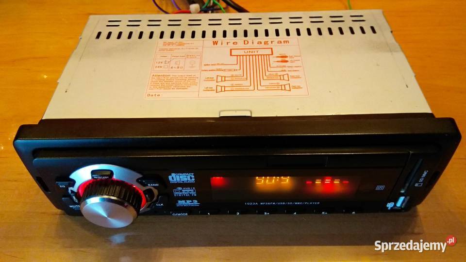 Radioodtwarzacz samochodowy z Usbkartymp3tanie MP3 Świebodzice