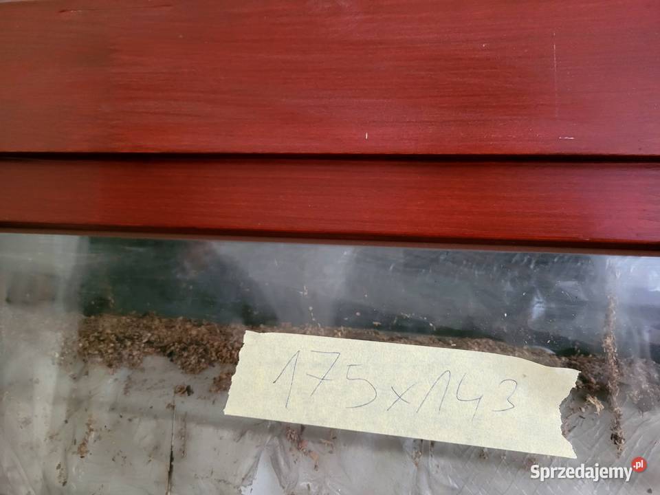 okno drewniane 175x143 dwuskrzydłowe szyba Turawa