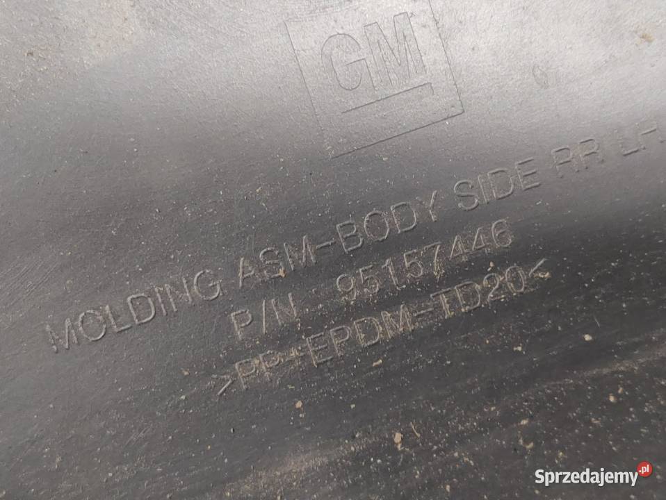 Listwa Drzwi Lewy Tył Opel Mokka X 2016 95157446 Pleszew