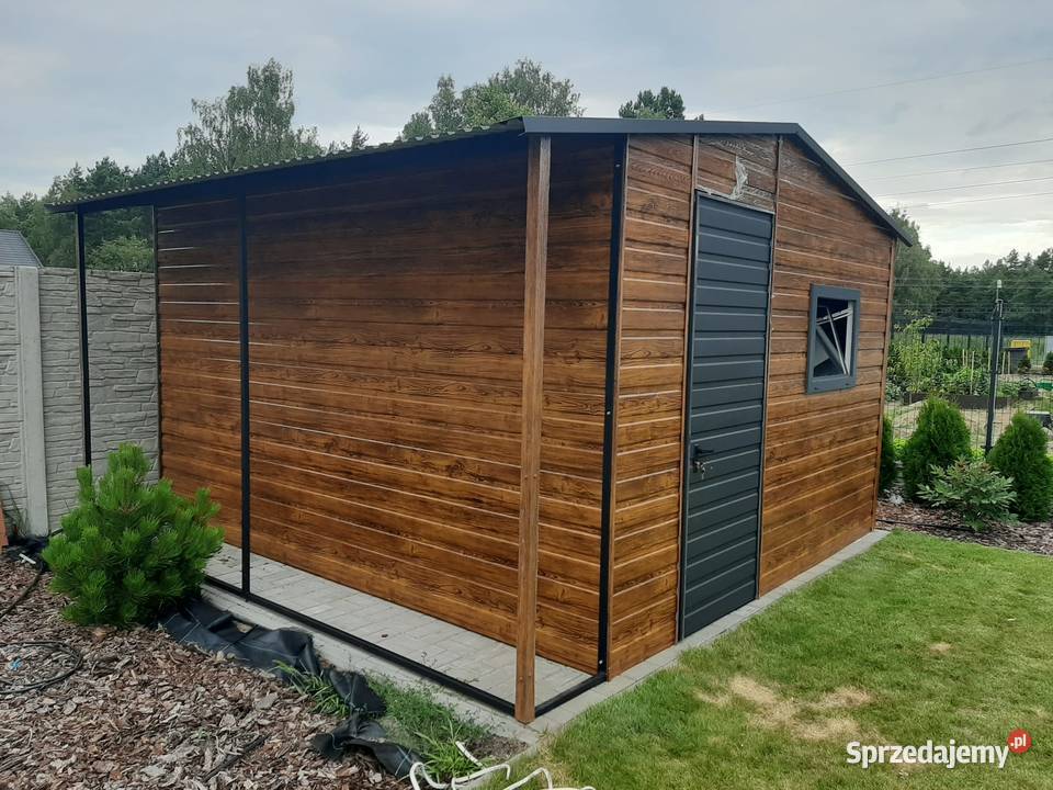 Garaż Blaszany do ogrodu Wiata Schowek na Pruszcz Gdański