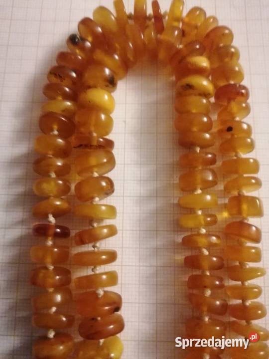Naszyjnik Bursztyn 52gr Rękodzieło Białystok