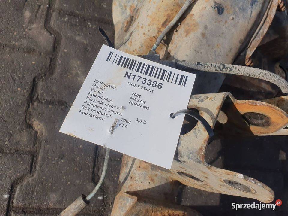 MOST TYLNY NISSAN TERRANO II osobowe Lipno