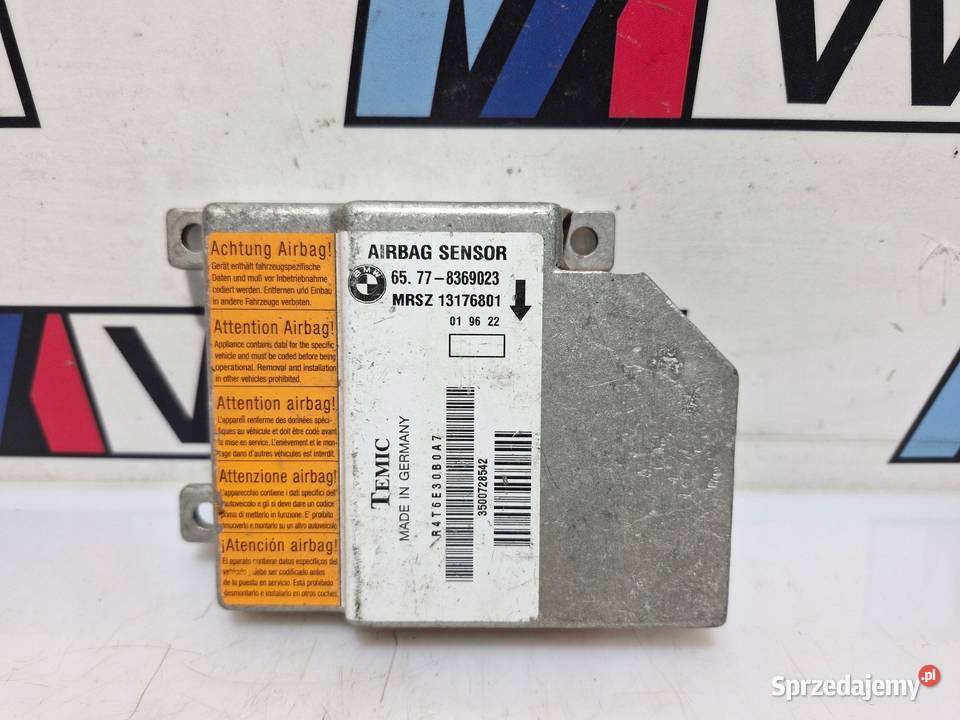 BMW E38 MODUŁ STEROWNIK SENSOR PODUSZEK AIRBAG