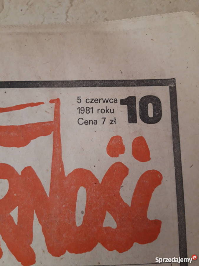 Gazeta solidarność 9 i 10 1981r Kolekcje śląskie