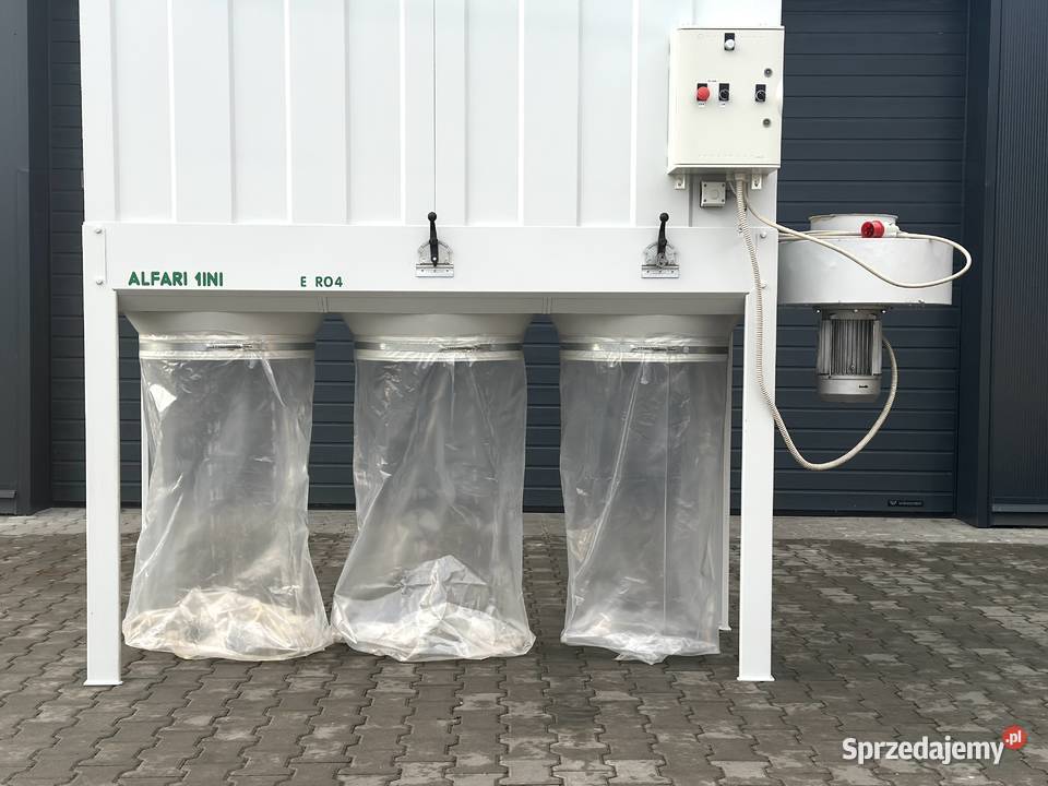 Odciąg trocin 3 workowy ALFARIMINI Euro4 55 kW Łabuńki Pierwsze