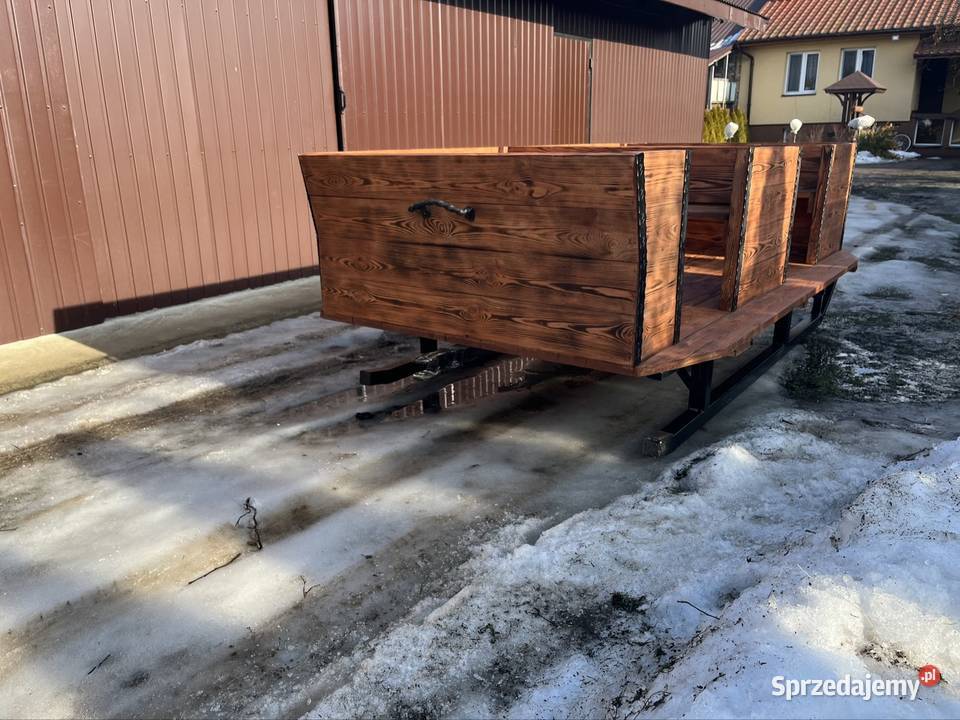 Sanie kuligowe 12osobowe PREMIUMmahoń do quada Tarnogóra