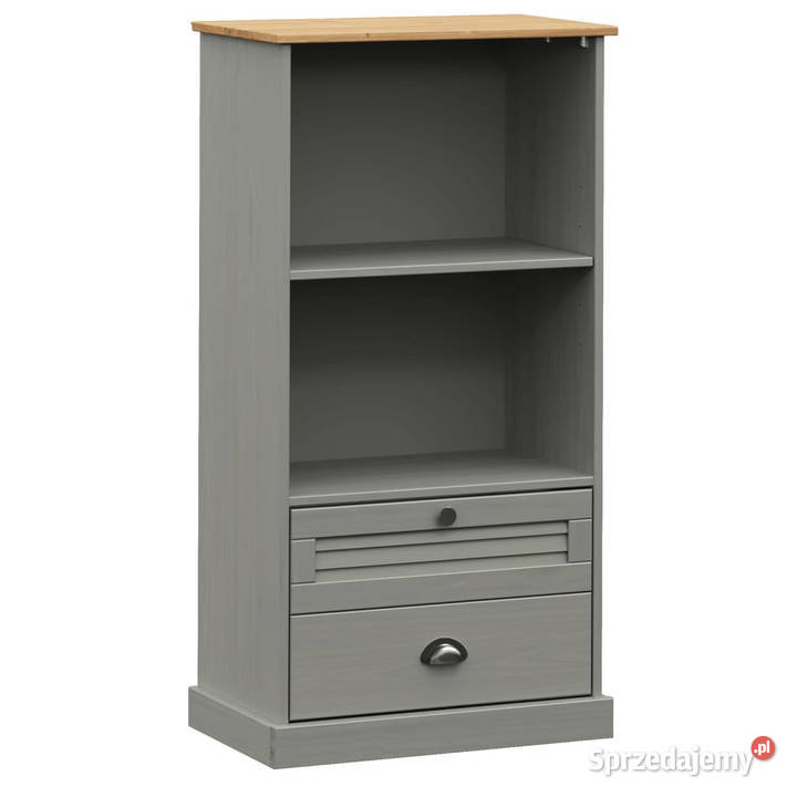 Szafka na książki VIGO szara 60x35x1145 drewno