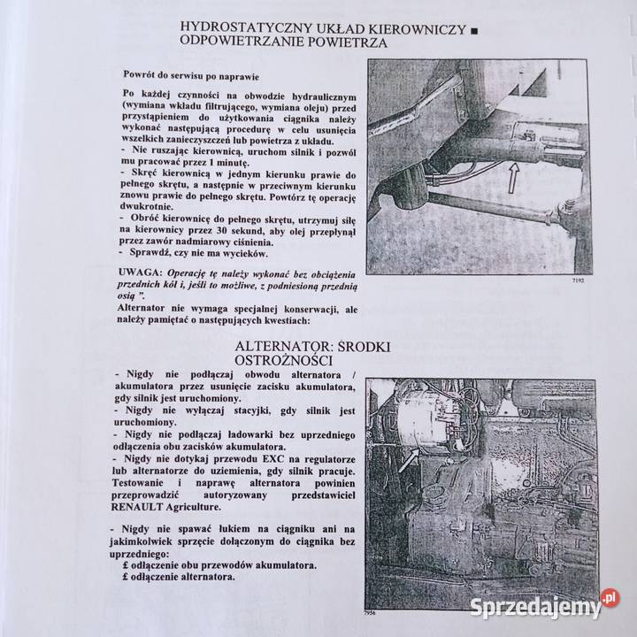 Instrukcja Obsługi RENAULT 11054 10614 Polska sprzedam