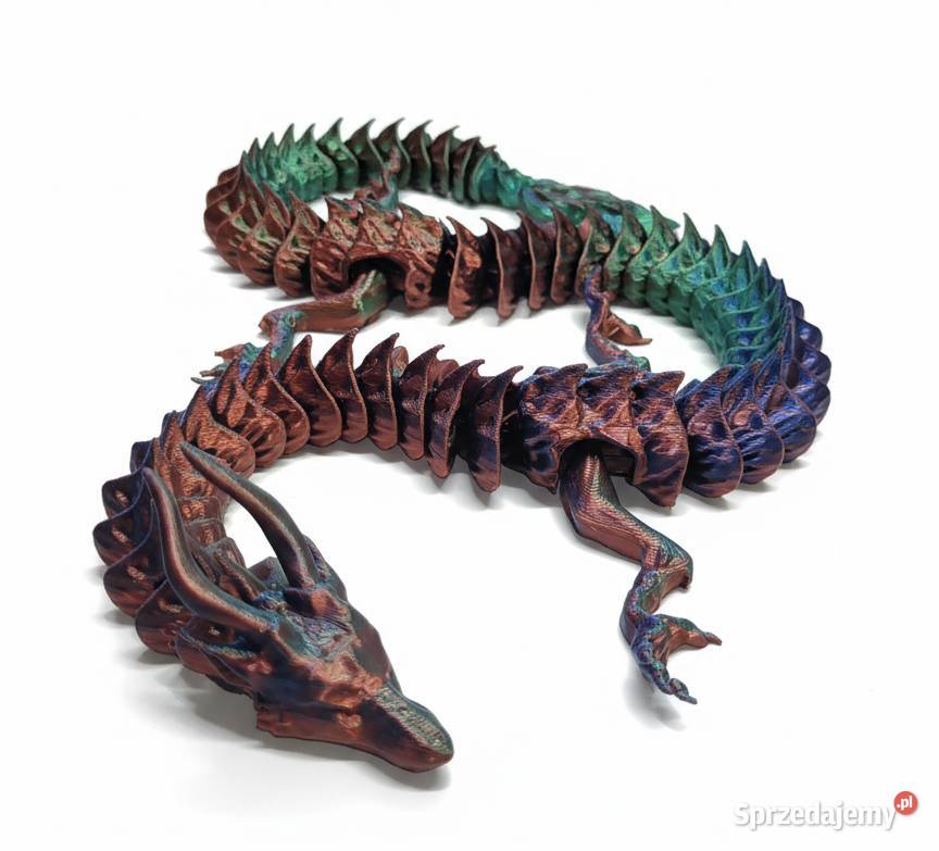 Duży Ruchomy Smok 3D HAKU 50 Antystres Losowy Krzyszkowice sprzedam