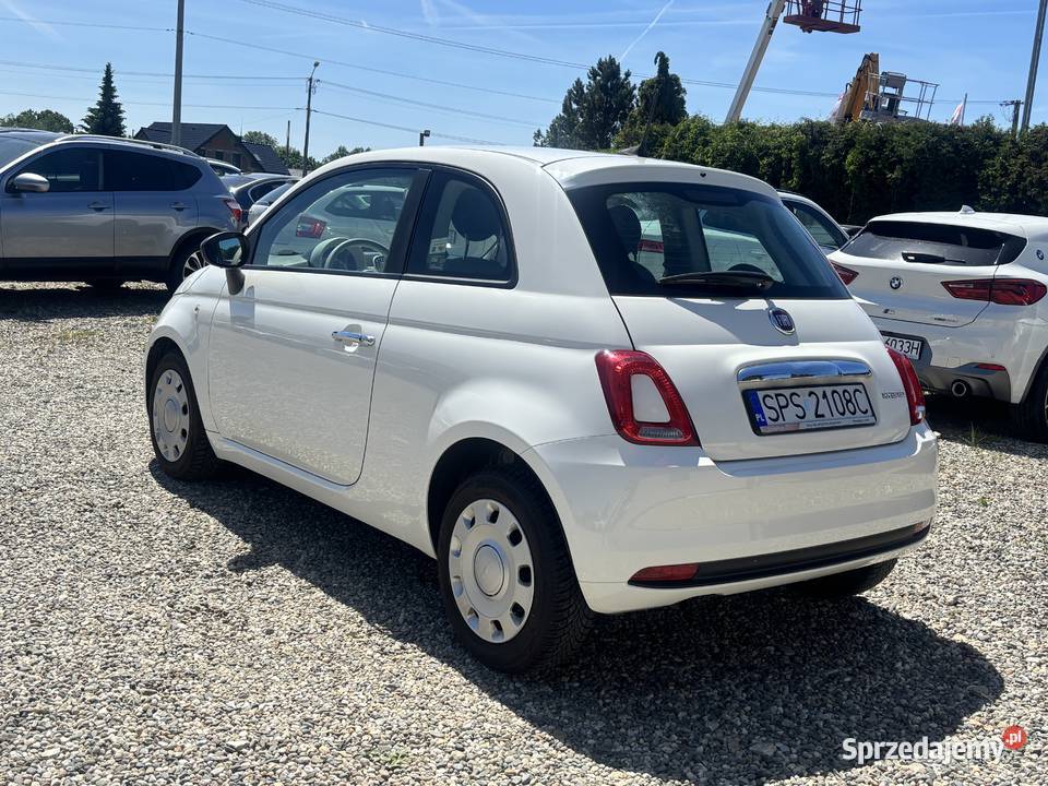 Fiat 500 Hybryda 2021r Polski Salon Niski ogranicznik prędkości śląskie Paniówki