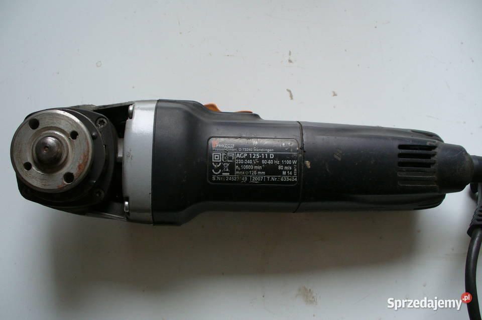 Szlifierka kątowa Protool AGP 12511D Szlifierki kątowe Lędziny