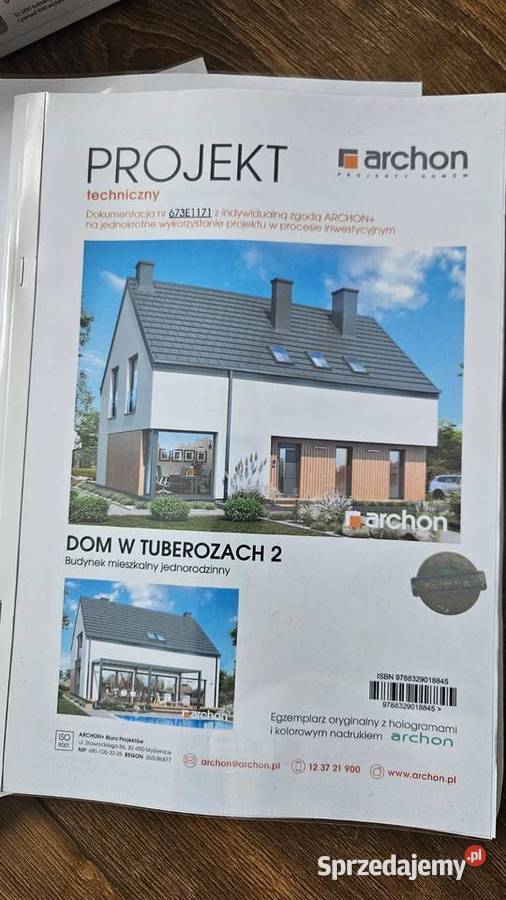Projekt domu Archon w Tuberozach 2 Plewiska