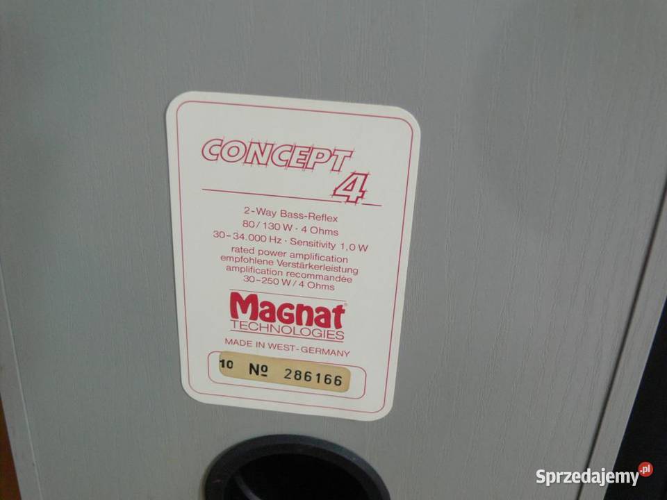 Kolumny Magnat Concept 4 Vify Vintage WYSYŁKA Jasło