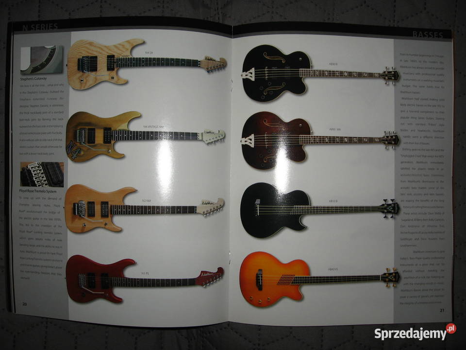 Washburn Guitars catalog 2006 katalog gitar Washburn