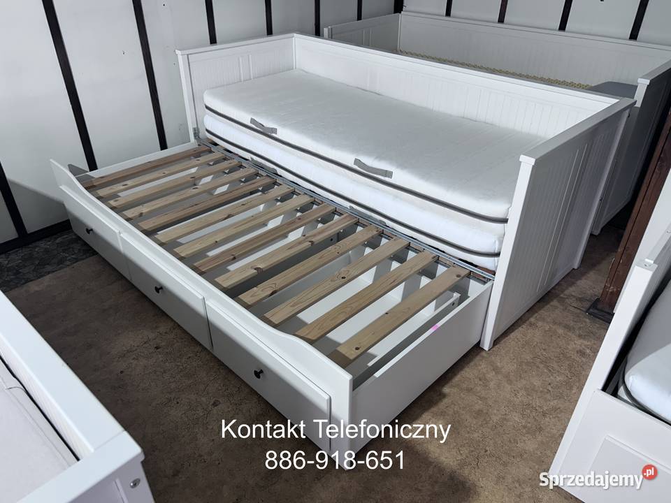 IKEA HEMNES Łóżko Leżanka z 3 szufladami 2 Rybnik